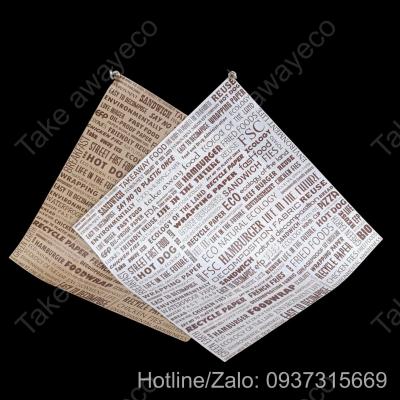 GIẤY GÓI CHỐNG DẦU IN SẴN CAO CẤP